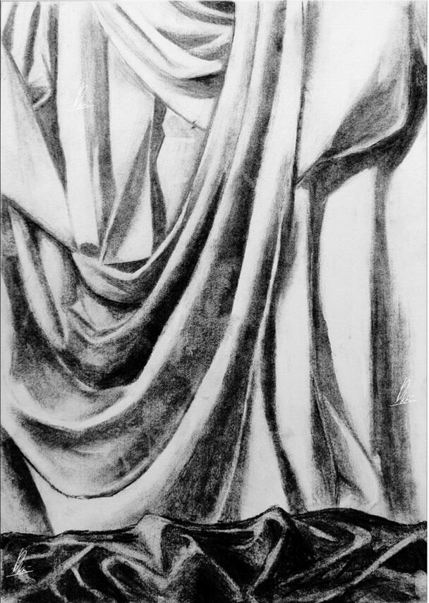 Fabric study (Charcoal)